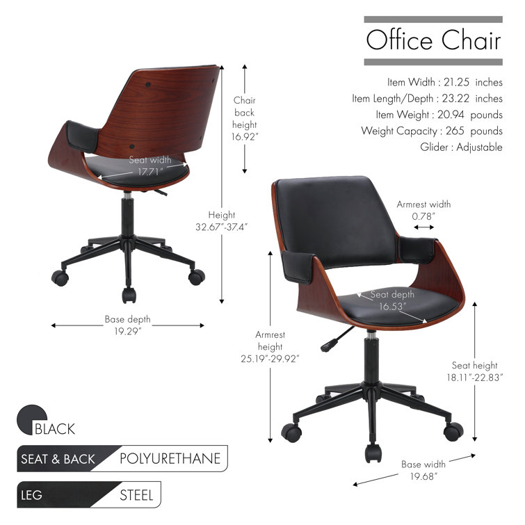 Wade Logan Lithonia Task Chair Reviews Wayfair